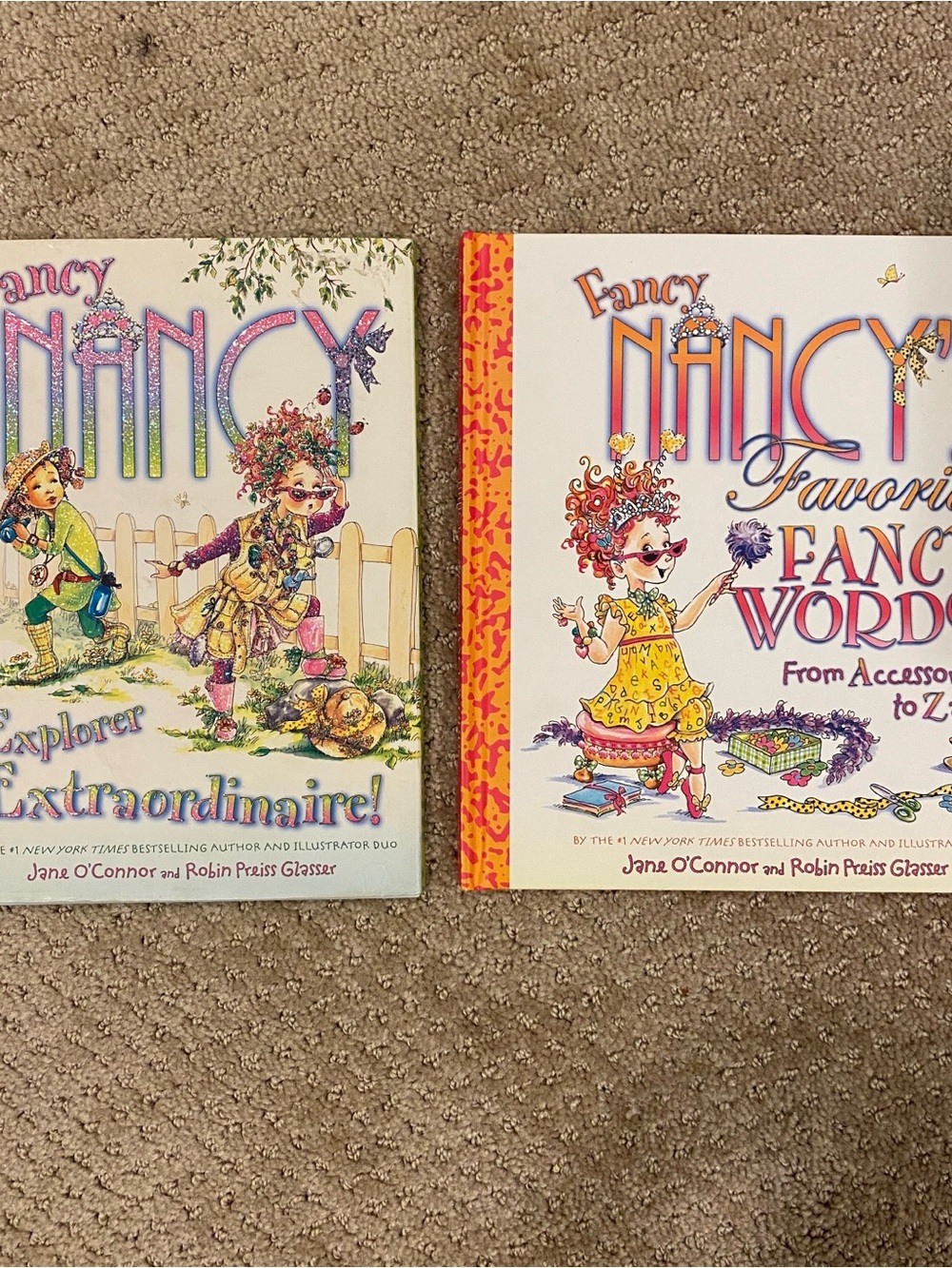 Fancy Nancy Children's Book Set - Explorer Extasordinaire Favorite Fancy word